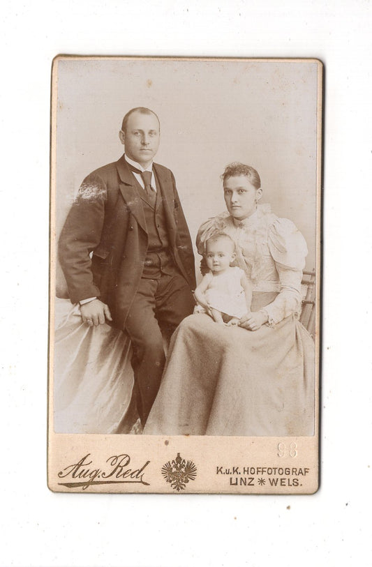 Fotografie Schönes Familienbild - Linz & Wels 1898