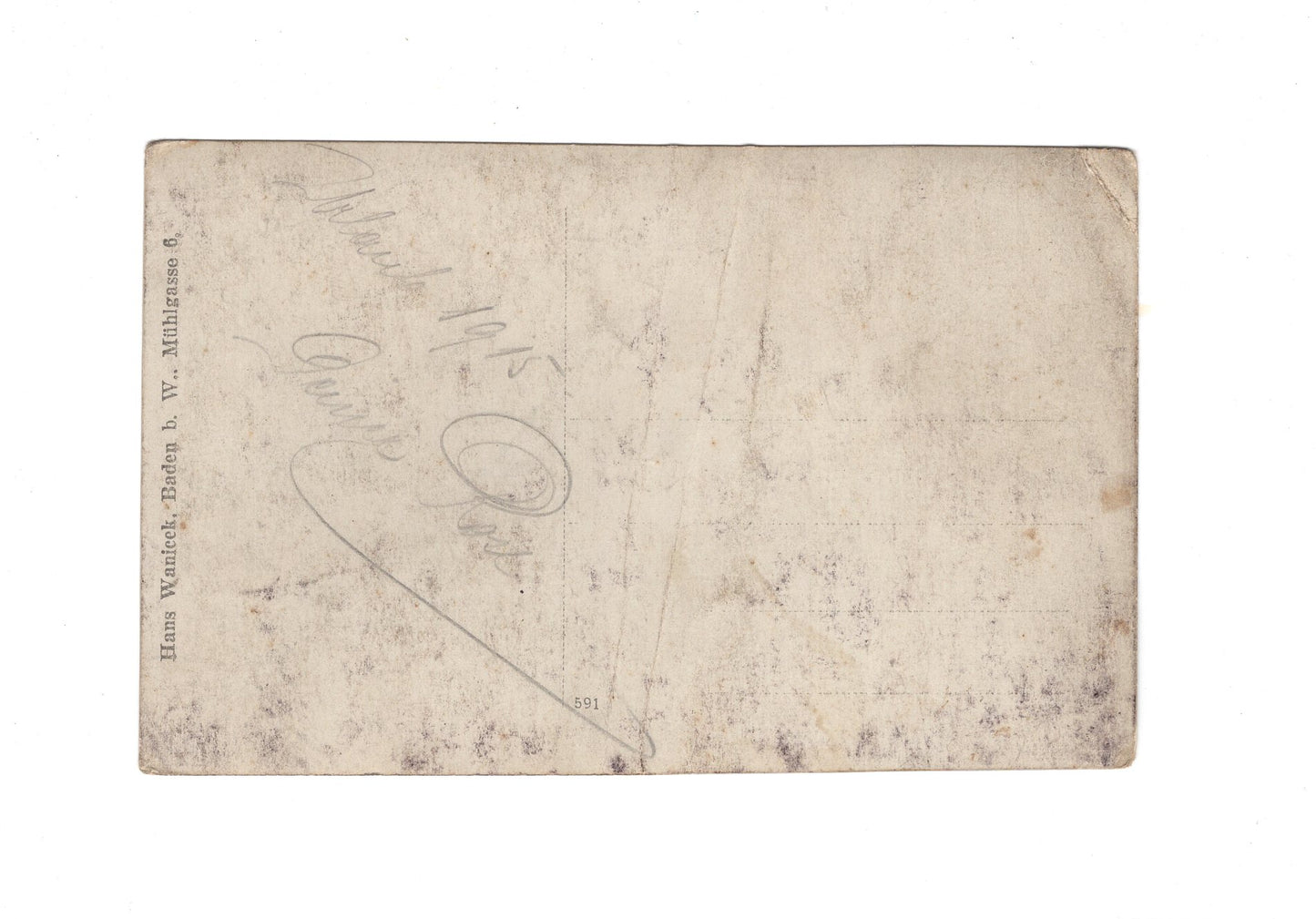 Ansichtskarte Frauen in Trachtenmode - Baden bei Wien 1915