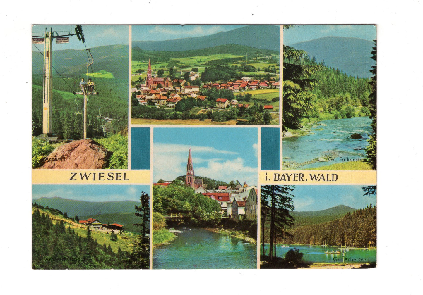 Ansichtskarte Zwiesel im Bayerischen Wald / H1-68