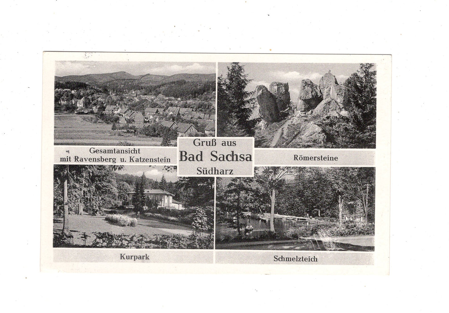 Ansichtskarte Bad Sachsa / Südharz / Kurpark +++ / K1-55