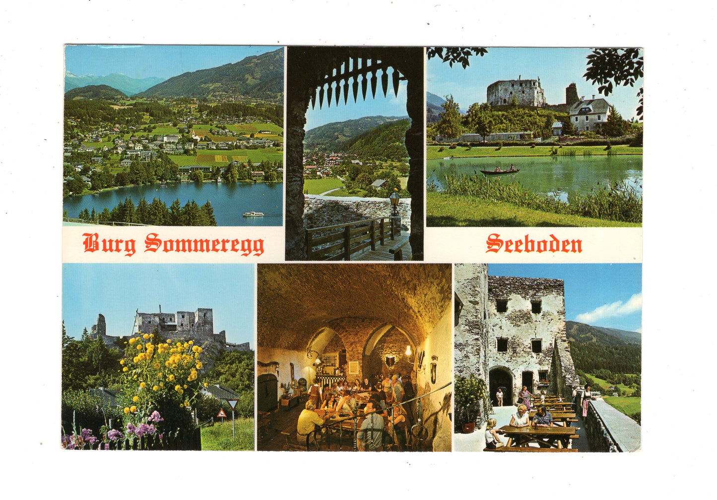 Ansichtskarte Burg Sommeregg / Seeboden / Kärnten / Österreich