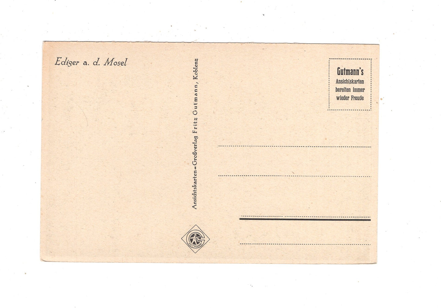 Ansichtskarte Ediger an der Mosel / M1-60