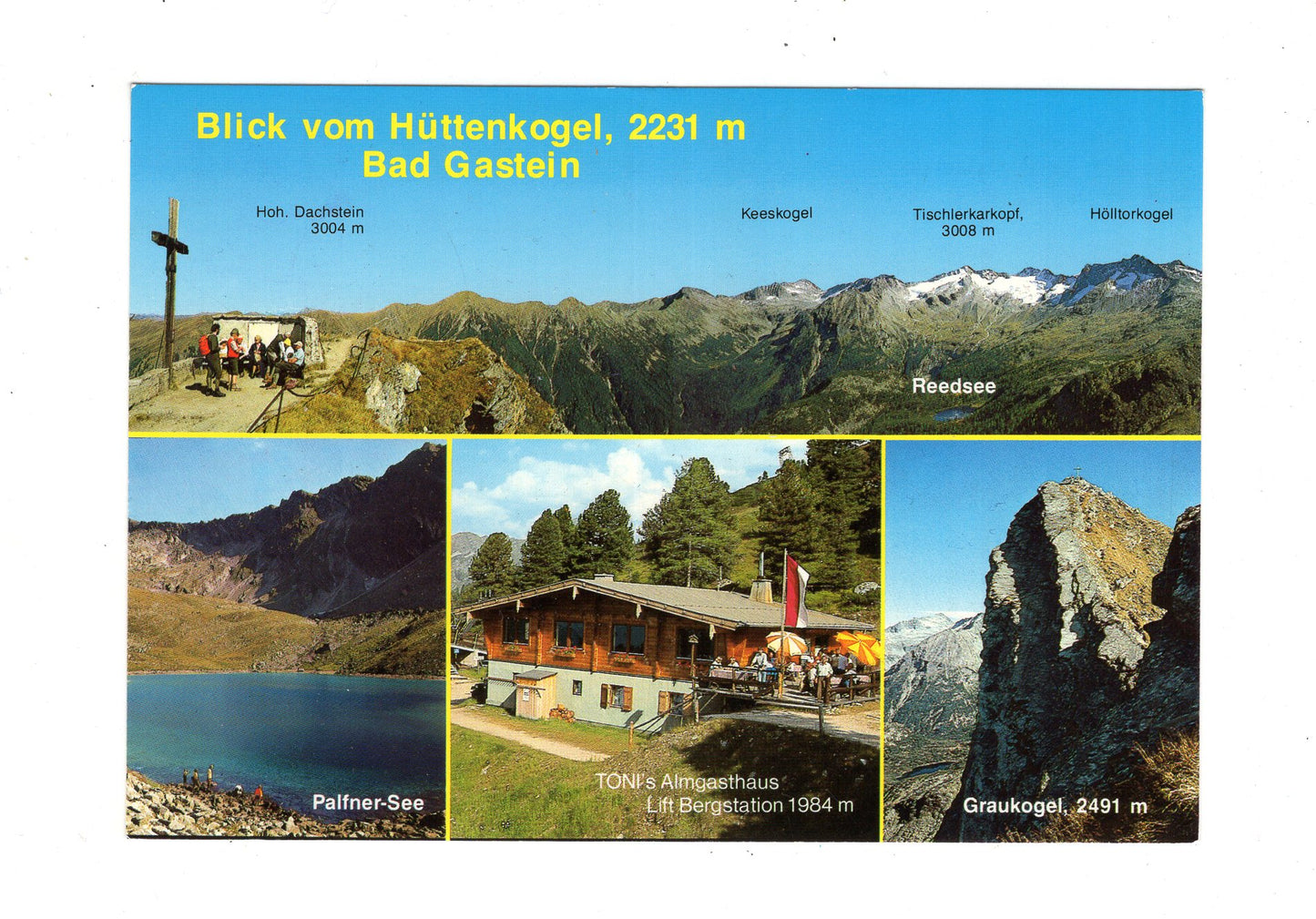 Ansichtskarte Hüttenkogel / Bad Gastein / Salzburger Land / Österreich