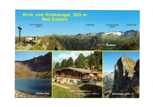 Ansichtskarte Hüttenkogel / Bad Gastein / Salzburger Land / Österreich