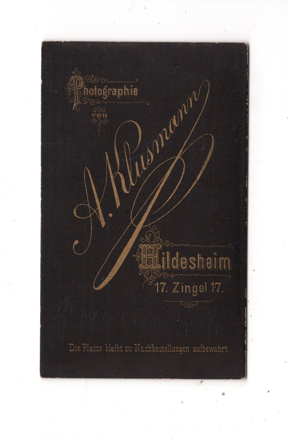 Fotografie Feine Dame / Maria Henneke - Hildesheim 1880er