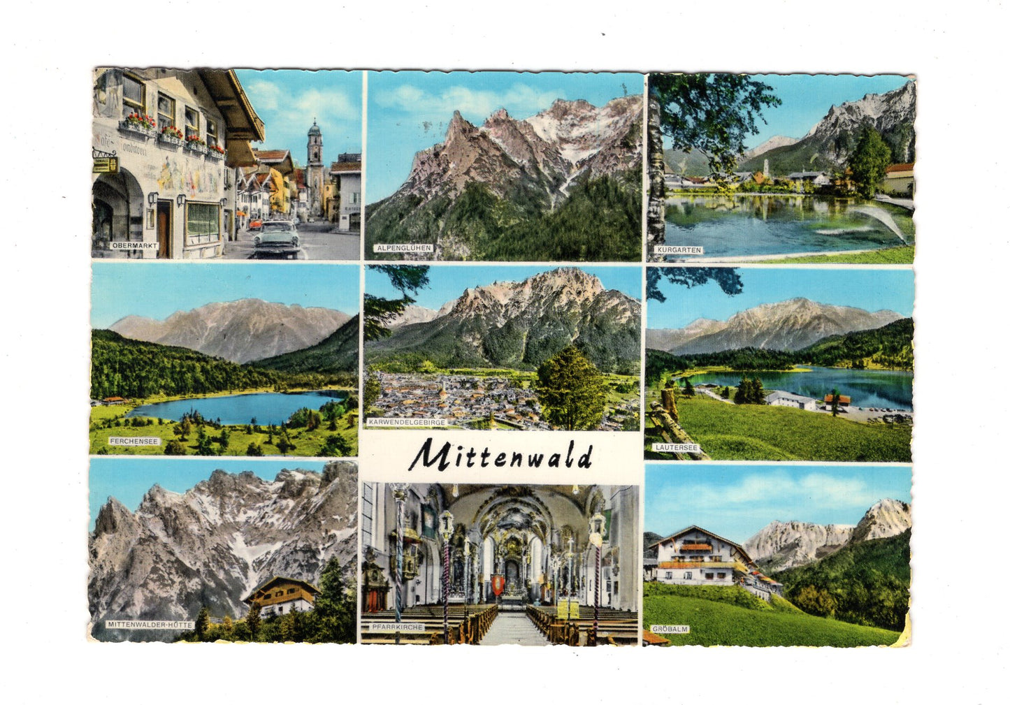Ansichtskarte Mittenwald / Oberbayern / G1-55