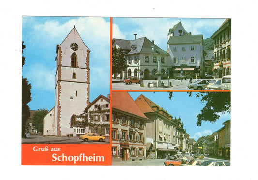 Ansichtskarte Schopfheim im Wiesental im südlichen im Schwarzwald / H1-52