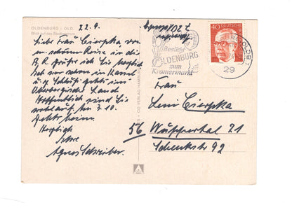 Ansichtskarte Oldenburg in Oldenburg / Blick auf das Stadtzentrum / H1-68