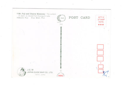 Ansichtskarte Mount Fuji and Cherry Blossoms / Japan