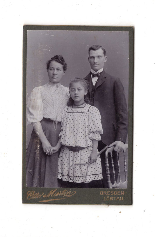 Fotografie Schönes Familienbild - Dresden-Löbtau 1900er