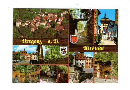 Ansichtskarte Bregenz am Bodensee / Altstadt / Vorarlberg / Österreich