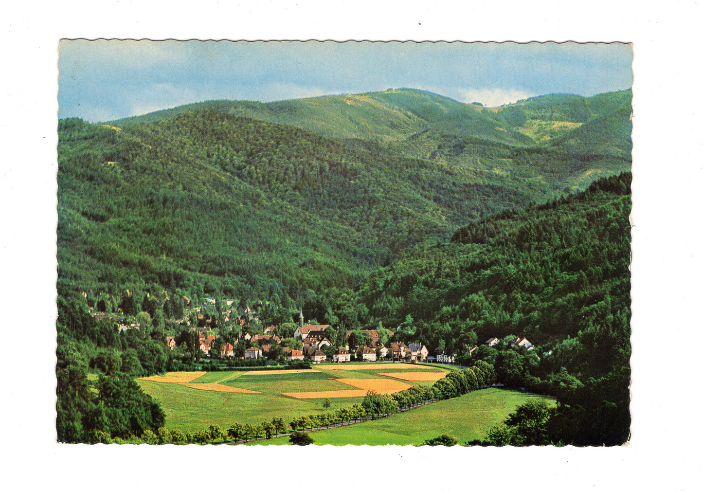 Ansichtskarte Günterstal - die Gartenvorstadt Freiburgs / Schwarzwald / H1-52