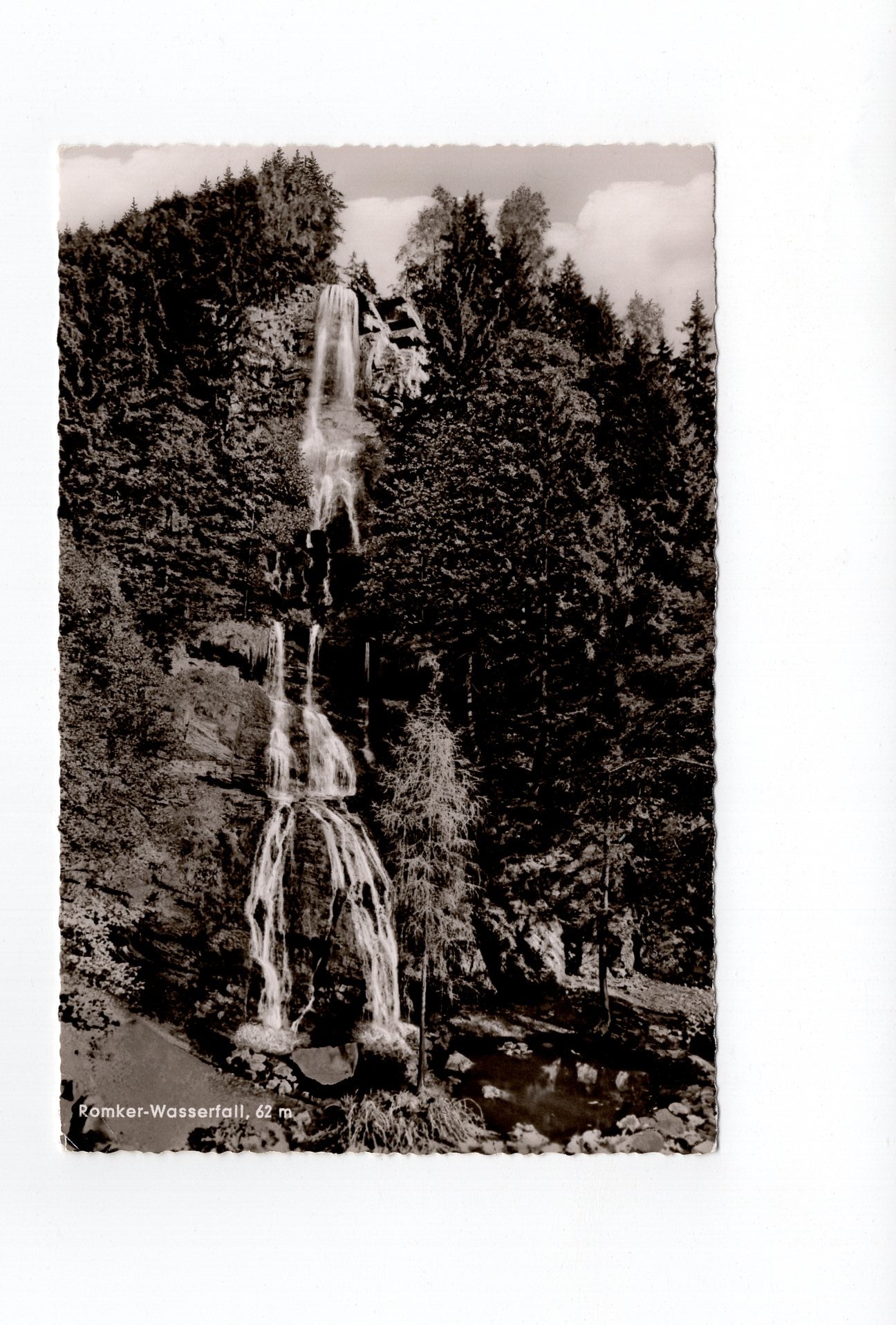 Ansichtskarte Romker-Wasserfall