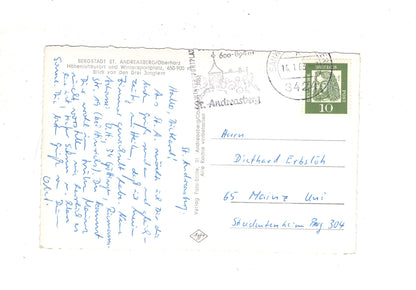 Ansichtskarte St. Andreasberg / Oberharz / Blick von den Drei Jungfern / J1-63