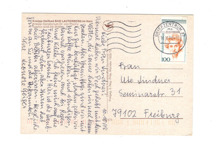 Ansichtskarte Bad Lauterberg / Harz / Kneipp-Sanatorium Dr. von Plachy