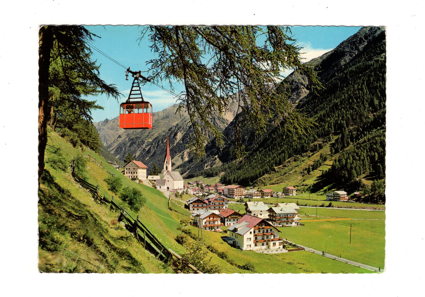 Ansichtskarte Sölden / Ötztaler Gletscherbahn / Tirol / Österreich