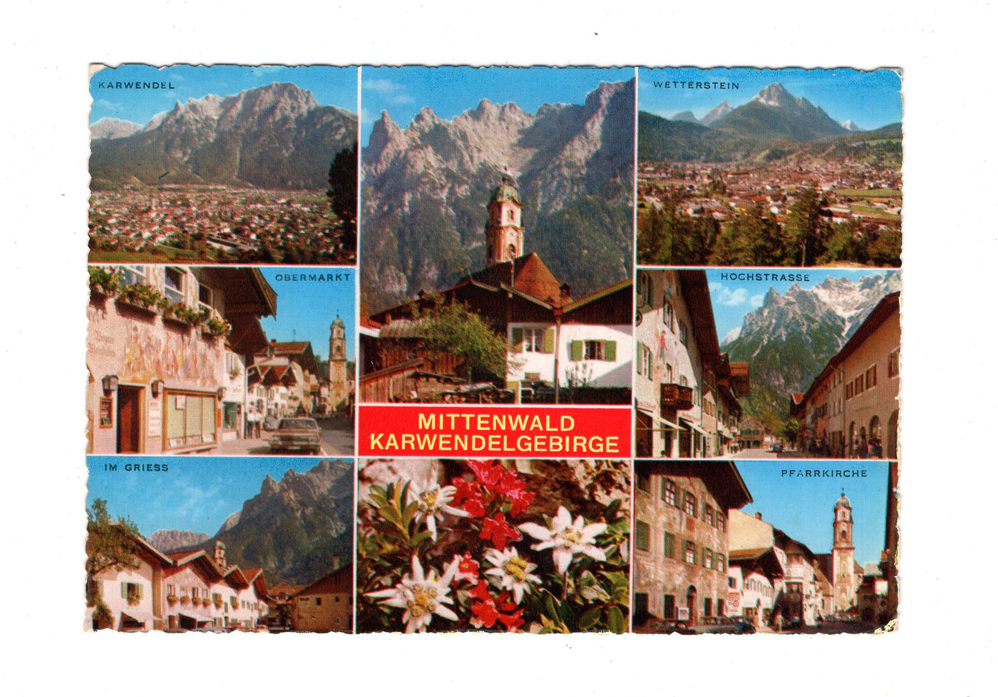 Ansichtskarte Mittenwald / Karwendelgebirge / G1-55