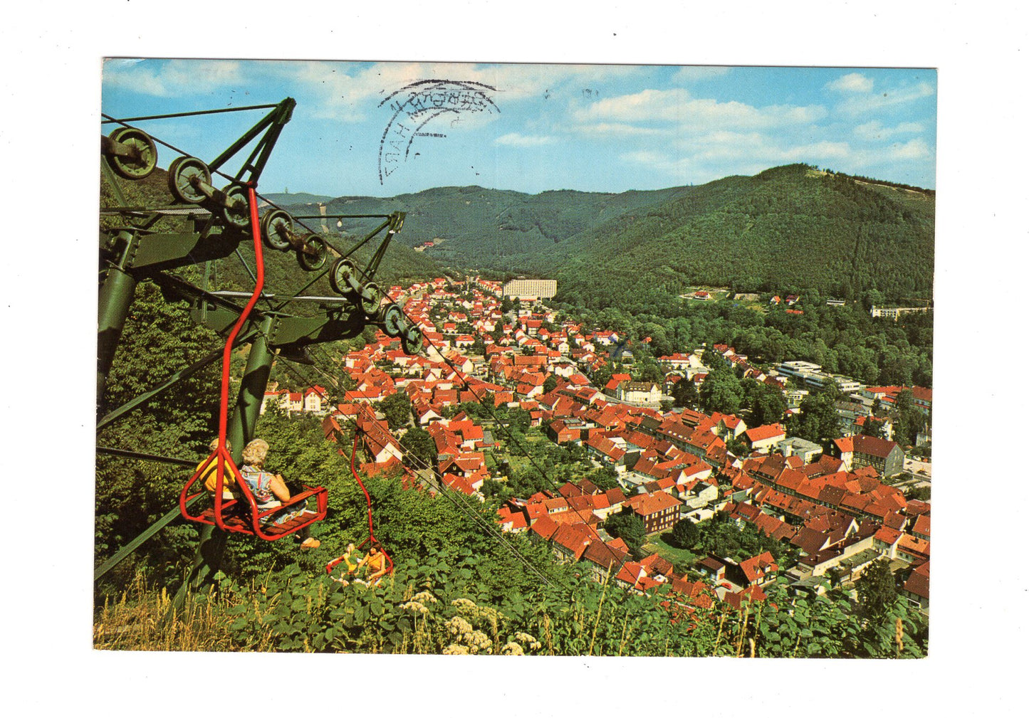 Ansichtskarte Bad Lauterberg / Harz / Blick von der Seilbahn