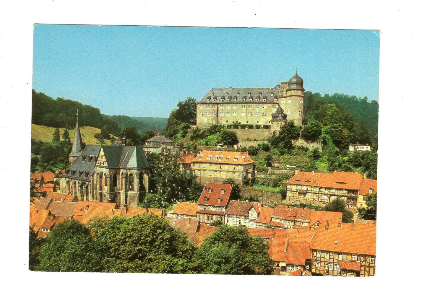 Ansichtskarte Stolberg / Harz / Blick zum FDGB-Erholungsheim Comenius / K1-55