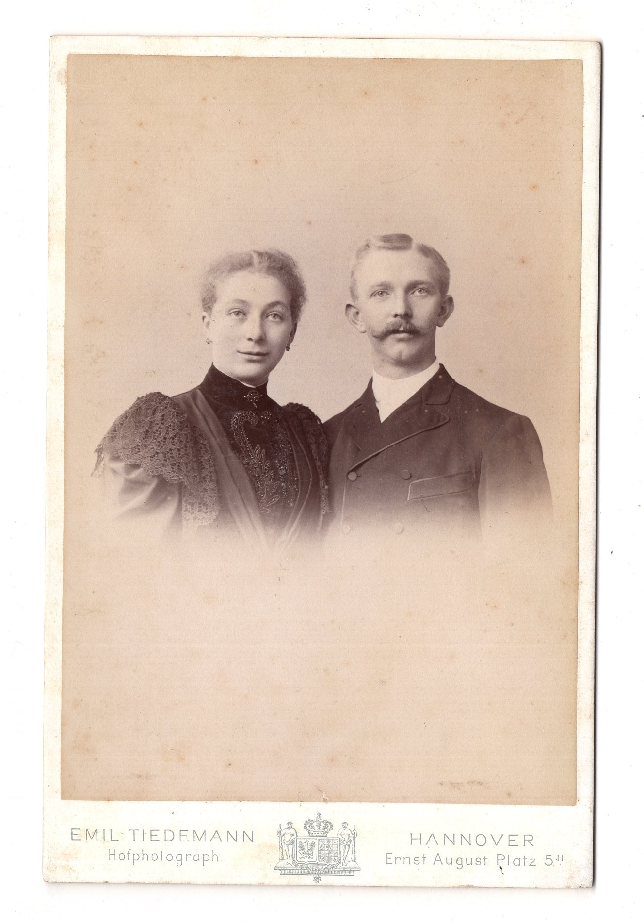 Fotografie Feines Paar - Hannover 1890er / CAB X-32