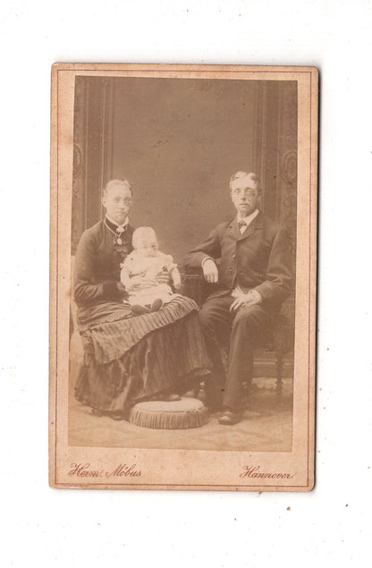 Fotografie Schönes Familienbild - Hannover 1885