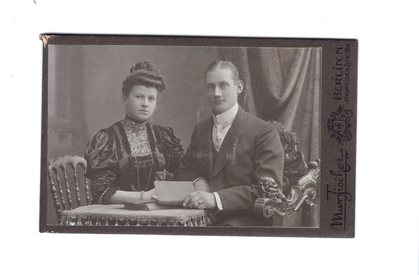 Fotografie Feines Paar / benannt - Berlin 1900er
