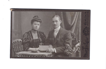 Fotografie Feines Paar / benannt - Berlin 1900er