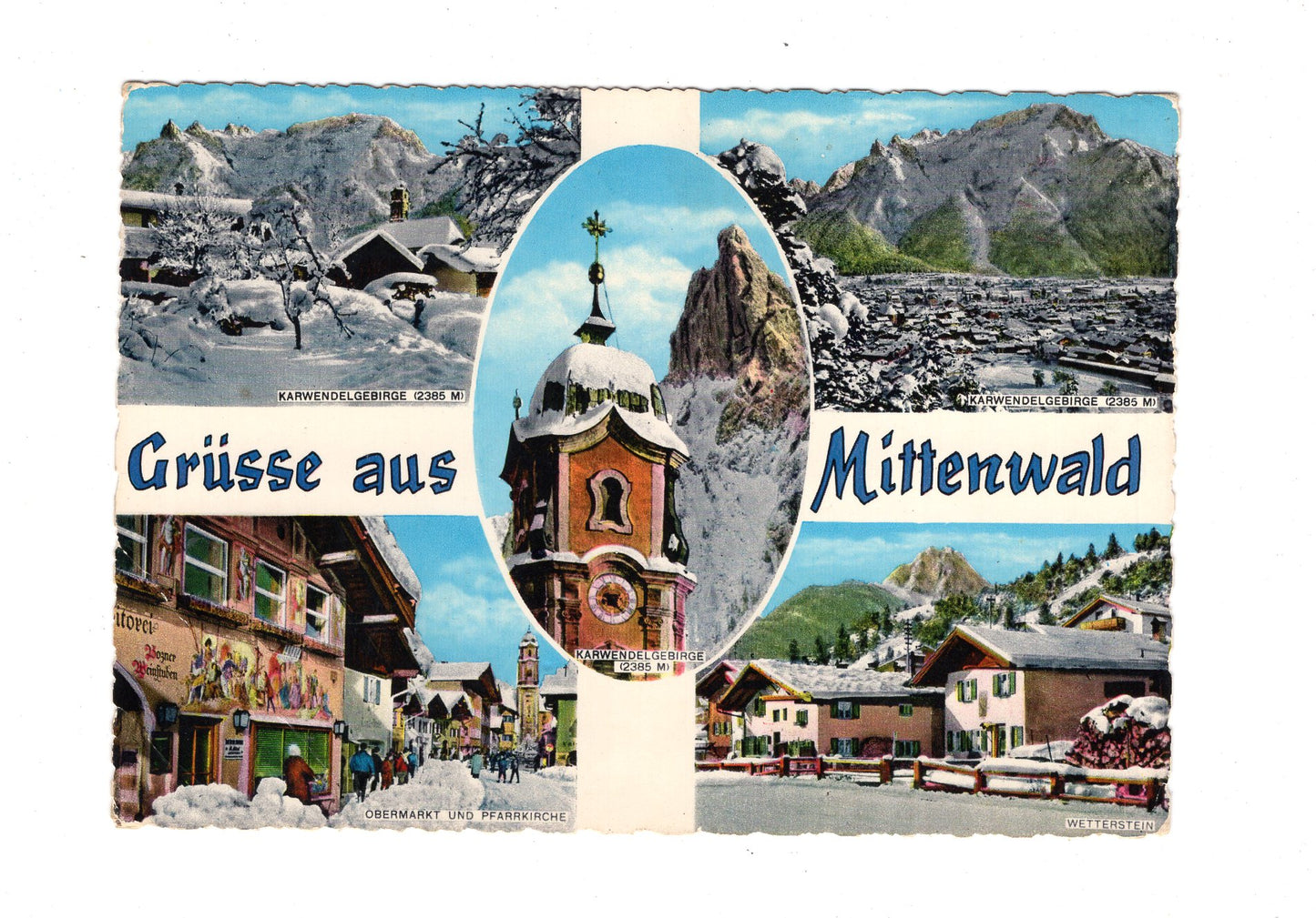 Ansichtskarte Mittenwald / Oberbayern / G1-55