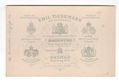 Fotografie Feines Paar - Hannover 1890er / CAB X-32