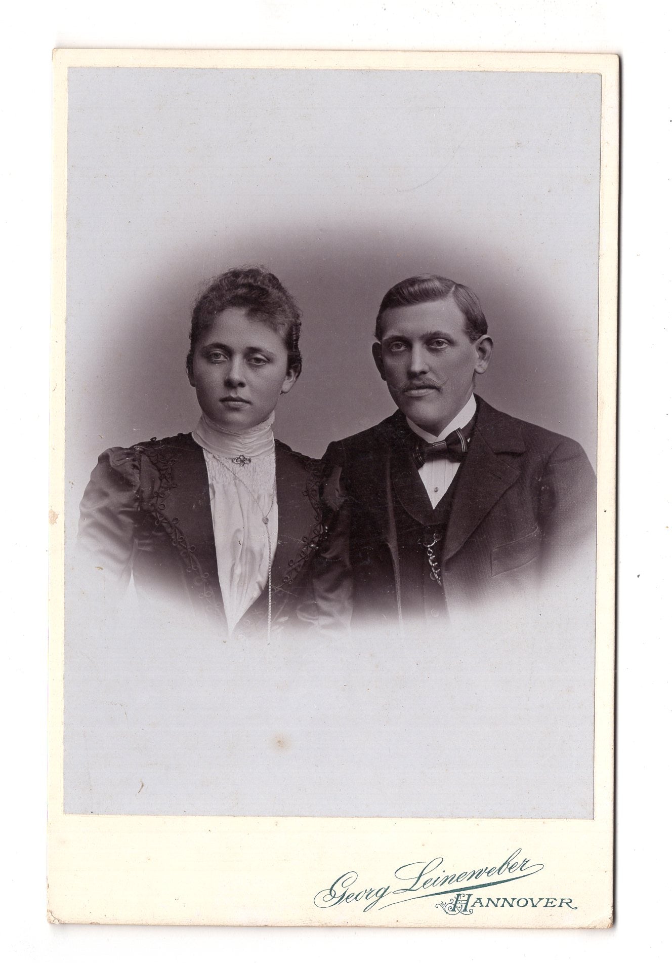 Fotografie Feines Paar - Hannover 1890er / CAB X-32