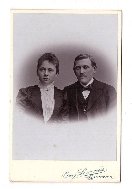 Fotografie Feines Paar - Hannover 1890er / CAB X-32