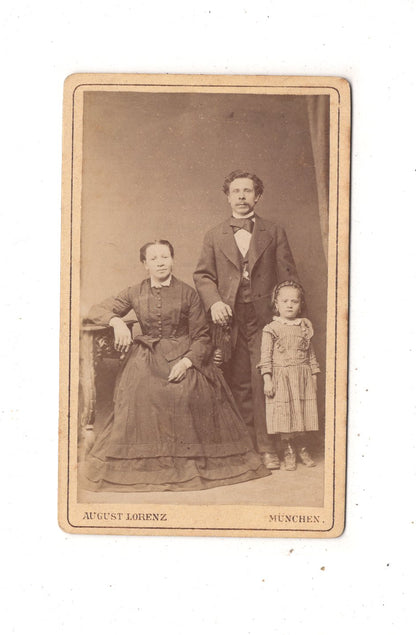 Fotografie Schönes Familienbild - München 1870er