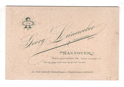 Fotografie Feines Paar - Hannover 1890er / CAB X-32