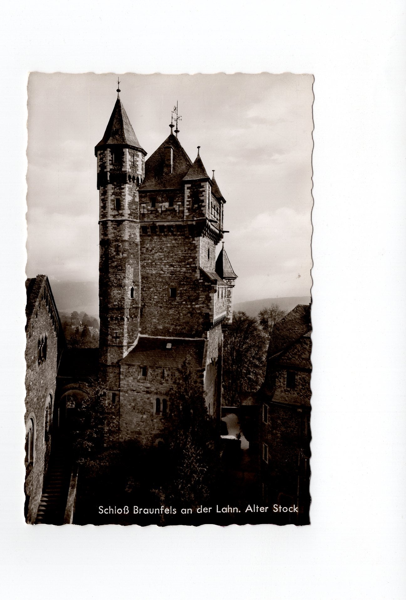 Ansichtskarte Schloss Braunfels an der Lahn / Alter Stock