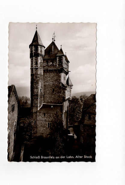 Ansichtskarte Schloss Braunfels an der Lahn / Alter Stock