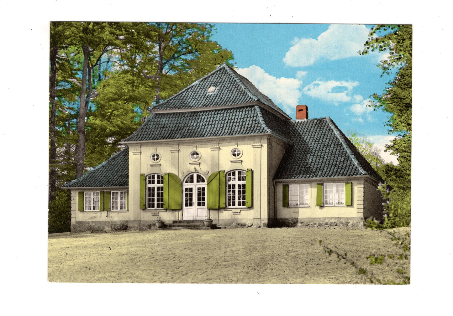 Ansichtskarte Jagdschloss am Uklei-See / Holsteinische Schweiz