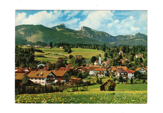 Ansichtskarte Bad Kohlgrub / Oberbayern / Blick auf Ammergauer Alpen