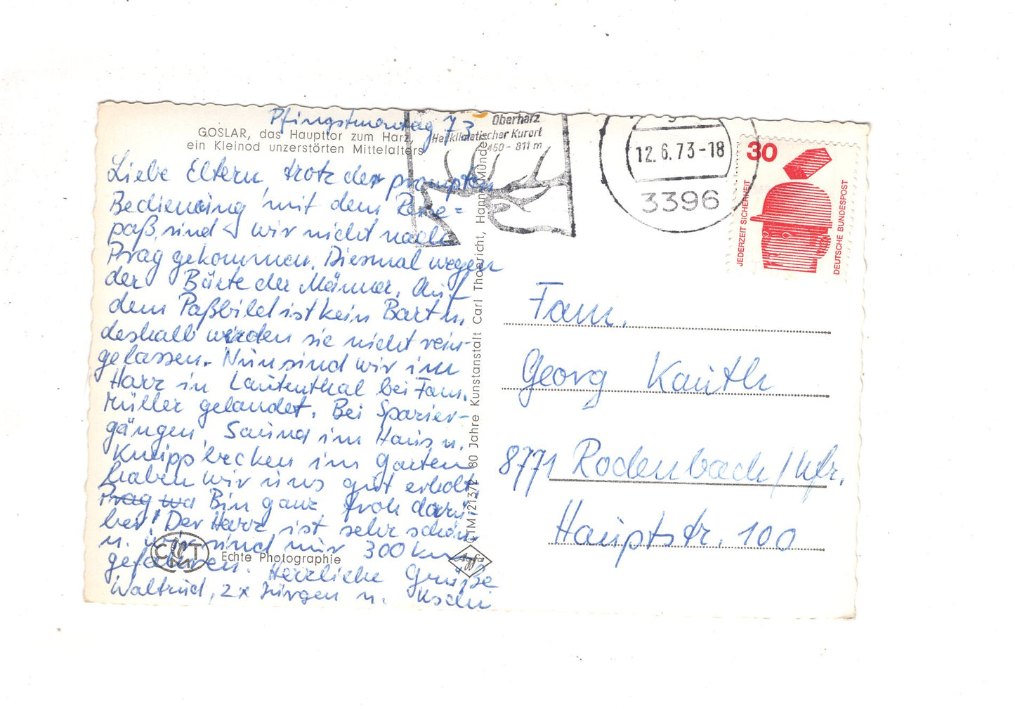 Ansichtskarte Goslar am Harz / Marktplatz +++ / J1-63