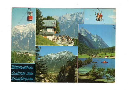 Ansichtskarte Mittenwald - Lautersee - Kranzberg / G1-55