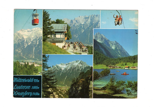 Ansichtskarte Mittenwald - Lautersee - Kranzberg / G1-55