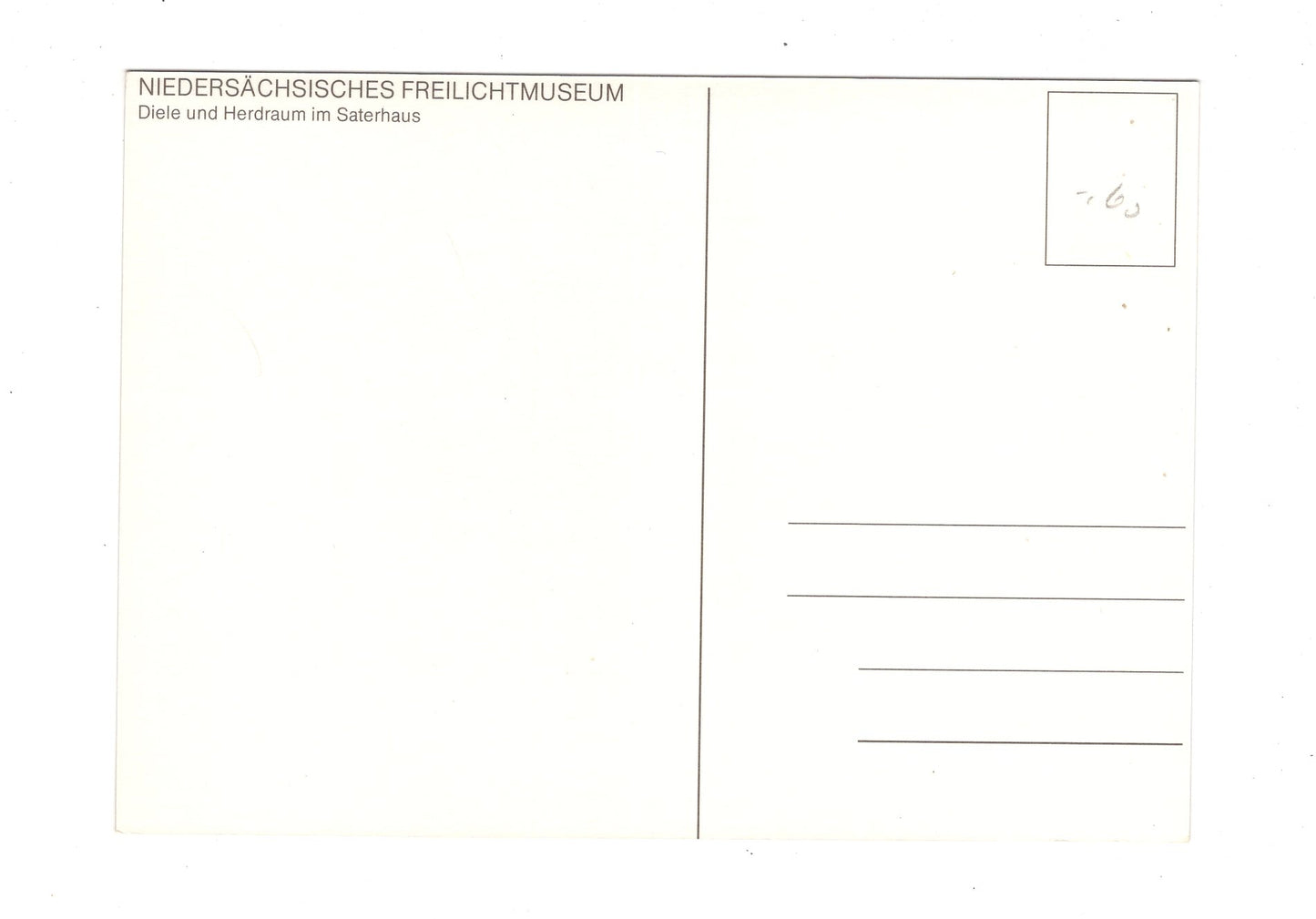 Ansichtskarte Niedersächsisches Freilichtmuseum