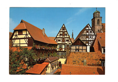 Ansichtskarte Dinkelsbühl / Hezelhof mit St. Georgskirche / H1-68