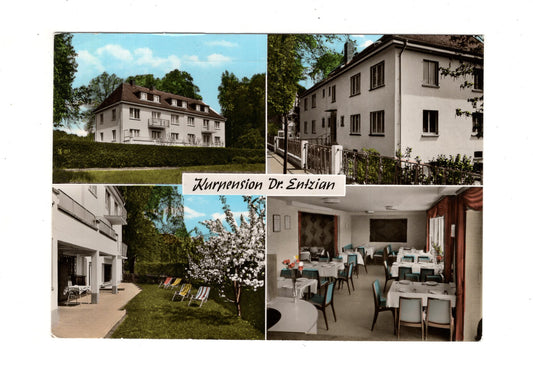 Ansichtskarte Bad Salzhausen / Kurpension Dr. Entzian