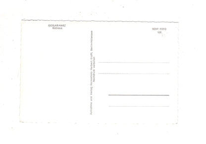 Ansichtskarte Goslar am Harz / Rathaus / J1-63