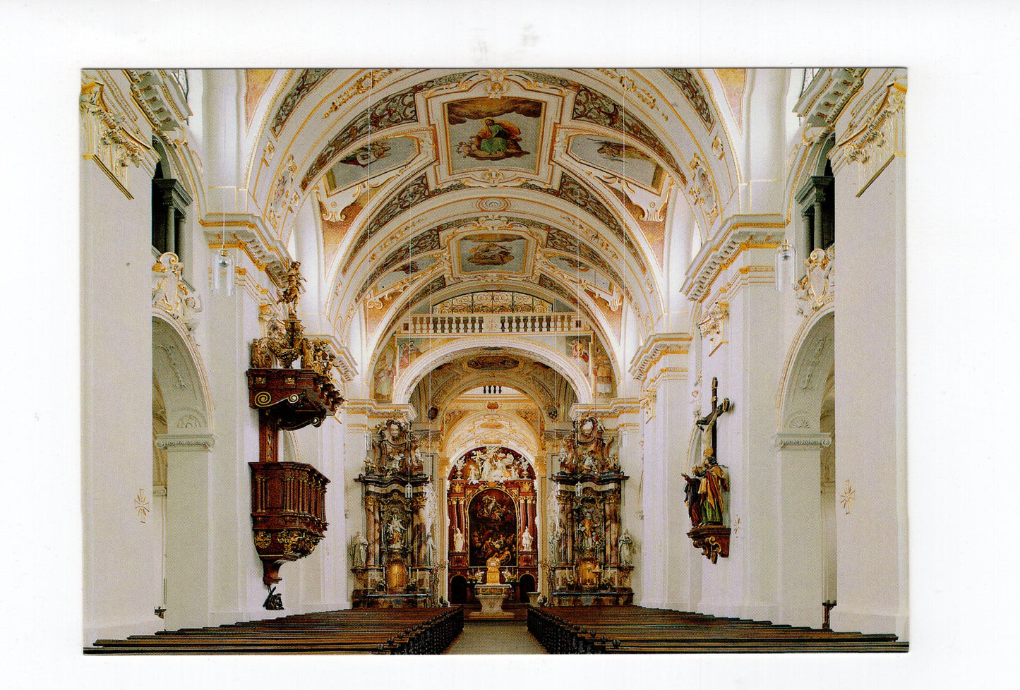 Ansichtskarte Kempten / Allgäu / Basilika St. Lorenz
