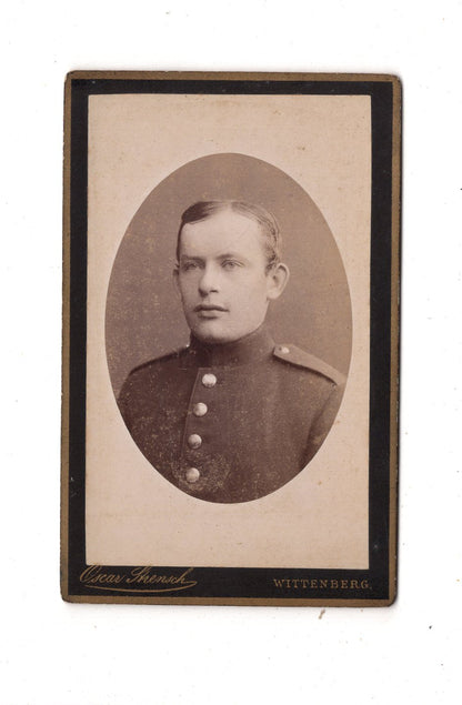 Fotografie Soldat - Wittenberg 1880er / CDV M1-02