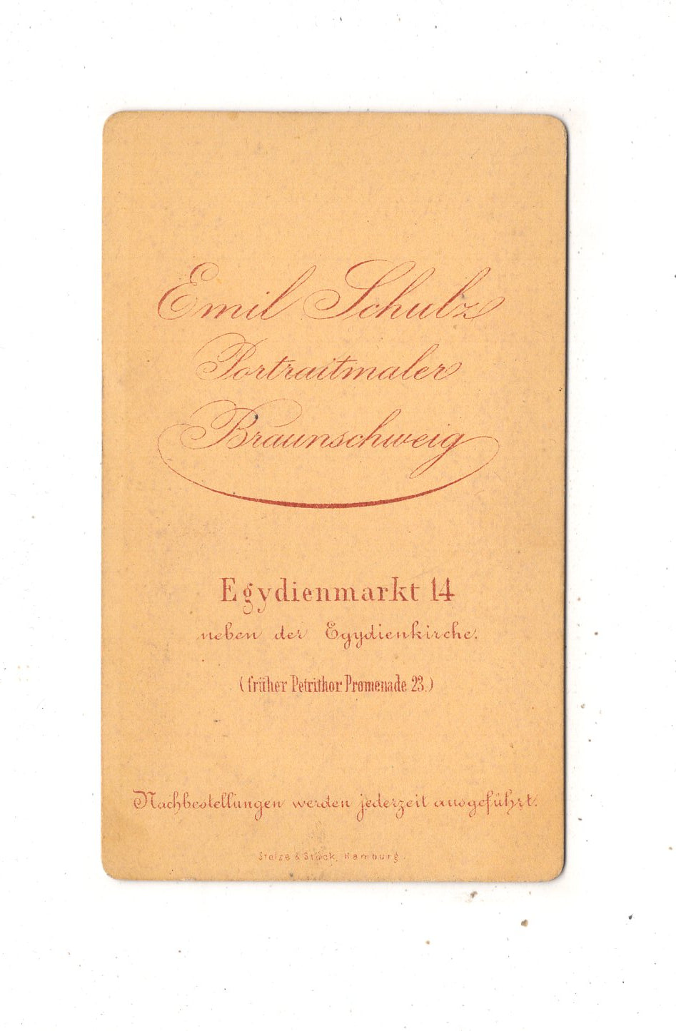 Fotografie Schönes Familienbild - Braunschweig 1870er