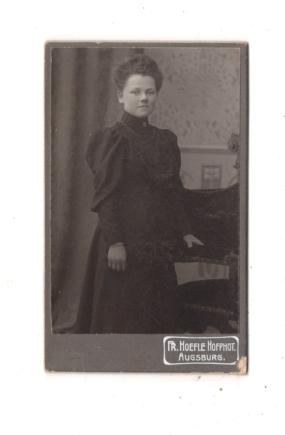 Fotografie Feine Dame - Augsburg 1900er