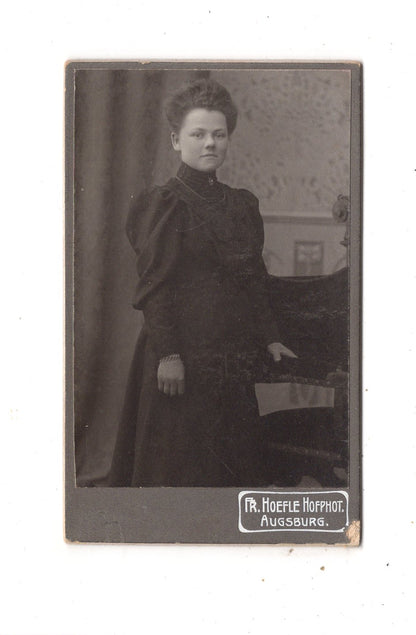 Fotografie Feine Dame - Augsburg 1900er