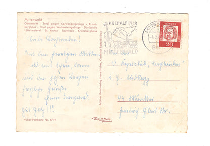 Ansichtskarte Mittenwald / Oberbayern / G1-55